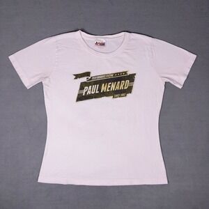 NASCAR Paul Menard no.27 Menards Chase Authentics Women's Racing T-Shirt White M
